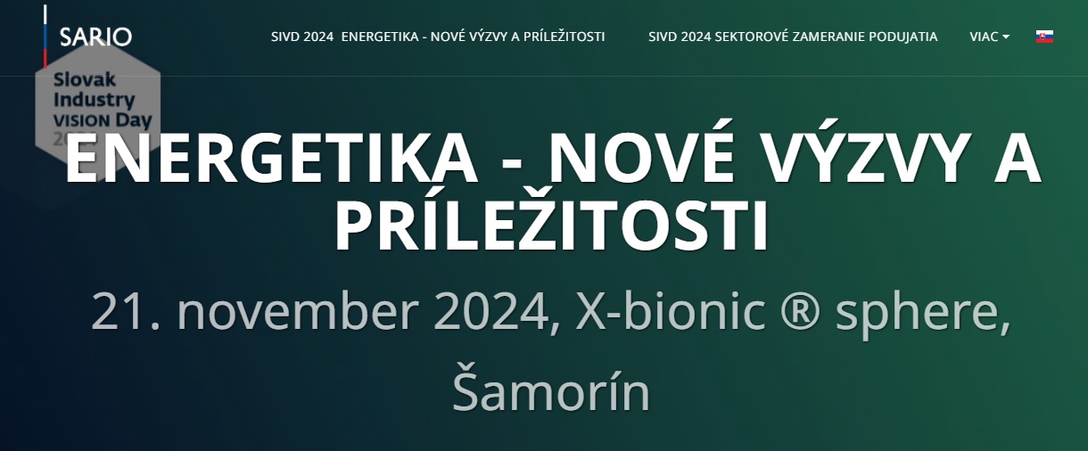 SARIO - Slovak Industry Vision Day